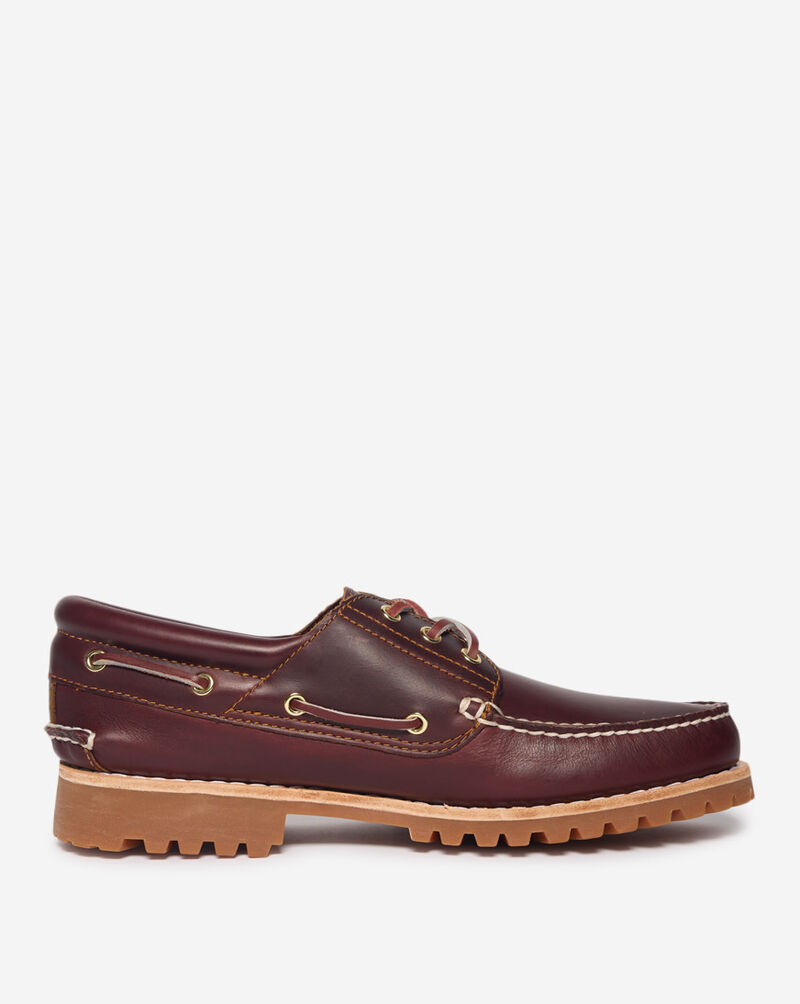 Timberland Authentic 3-Eye Lug Handsewn Boat Shoe TB050009648 Red 4