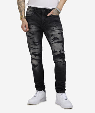 5 Pkt Rip Repair Jeans