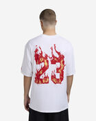 Jordan AJ5 Fire Red T-Shirt IQ6956-100 White 2