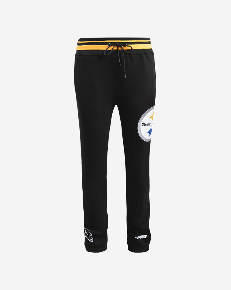 PRO STANDARD Pittsburgh Steelers Mash Up Rib Fleece Sweatpant FPS4410401-BYE Black 1