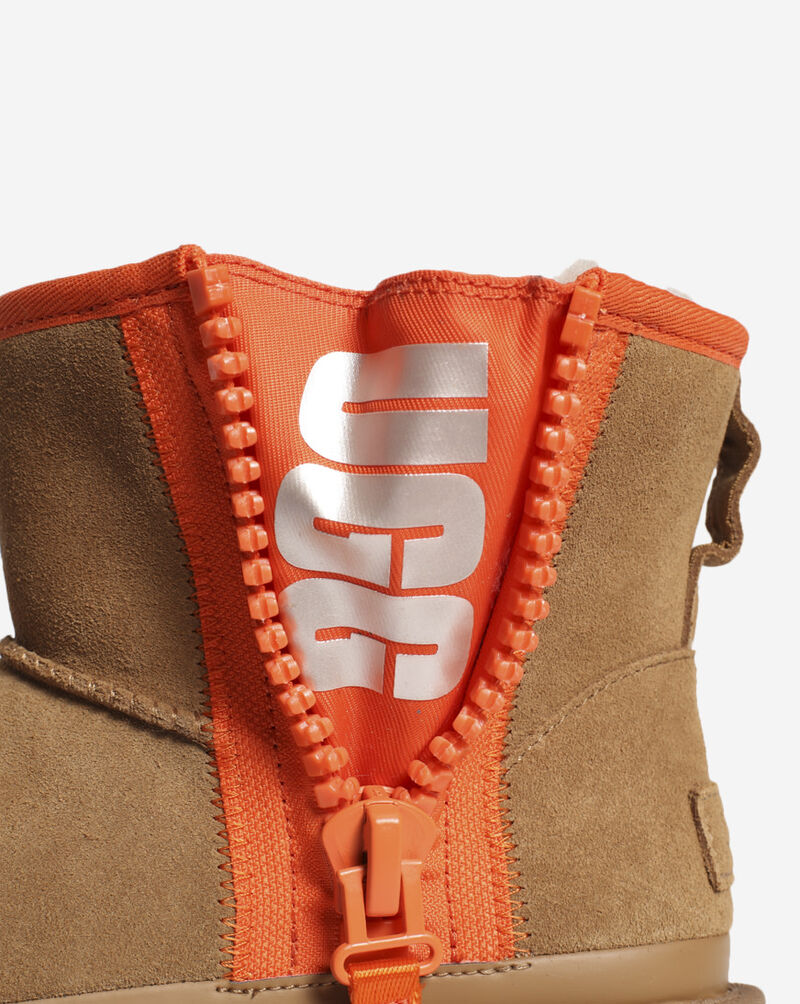 UGG Classic Mini Zipper Tape Logo Boots 1144034CHE Brown 5