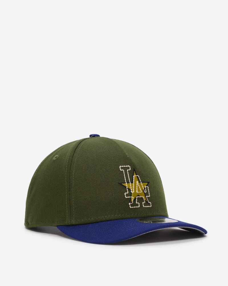New Era 9Forty A-Frame Los Angeles Dodgers City Feat Snapback Hat 60640968 Green 1