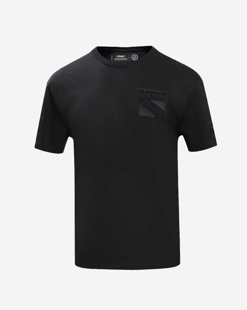 PRO STANDARD New York Rangers Neutral Drop Shoulder Tee HNR164365-BLK Black 1