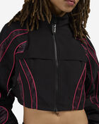 Smoke Rise Mesh Insert Woven Track Jacket RWW26S416SN-FUCHSIAROSE Black 3