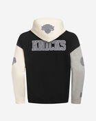 PRO STANDARD New York Knicks Reverse French Terry Colorblock Fleece Pullover Hoodie BNK5515853-BGE Black 3
