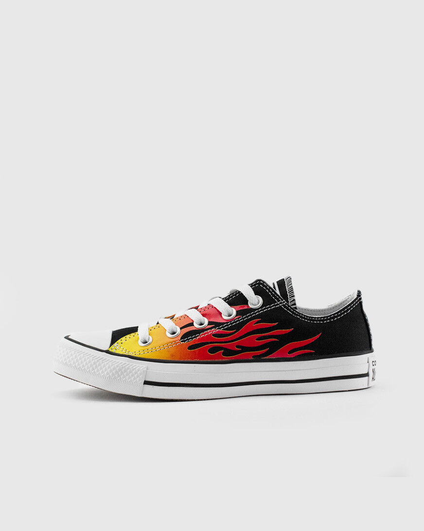 boys flame converse