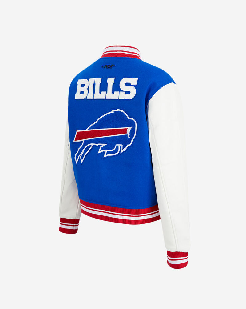 PRO STANDARD Buffalo Bills Mash Up Rib Wool Varsity Jacket FBBH410365-RYR Blue 3