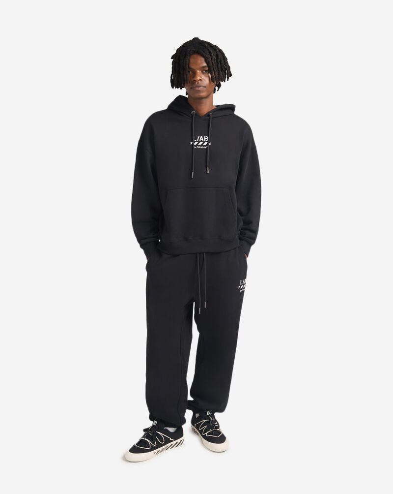 L/AB c/o Off-White L/AB Core Diagonal Hoodie 44LABF26K051-001 Black 5