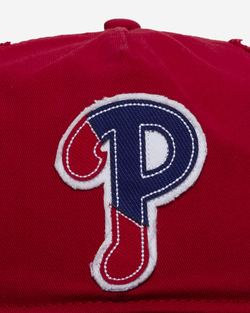 New Era 19Twenty Philadelphia Phillies Frayed Snapback Hat 60833831 Red 2