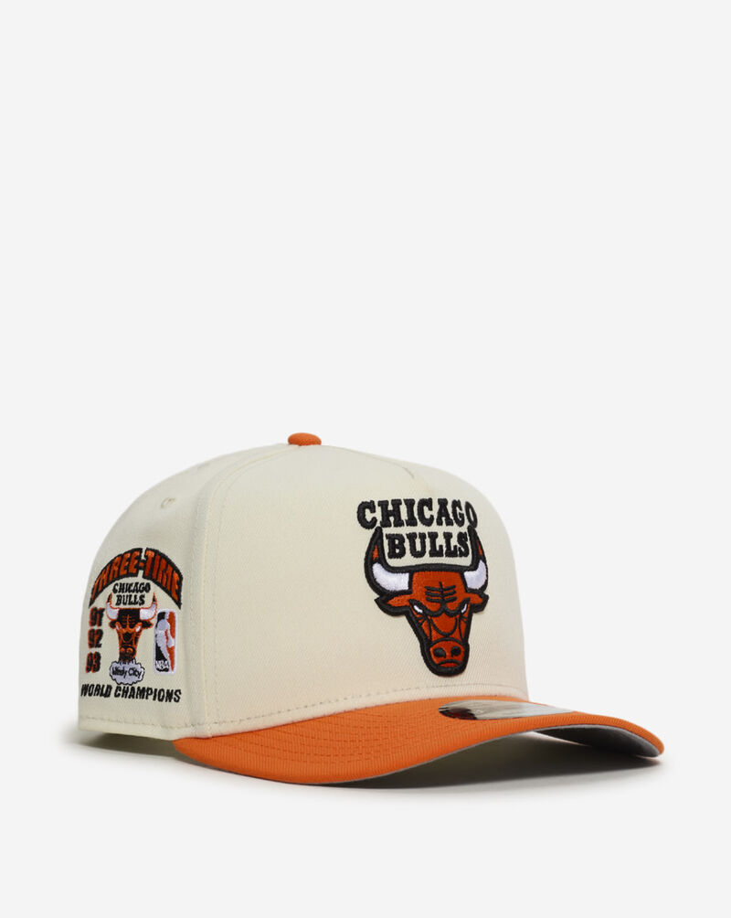 New Era 9Fifty Chicago Bulls A-Frame Snapback Hat 70990730 cream 1