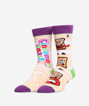Cinnamon Toast Crunch Split Crew Socks (L)
