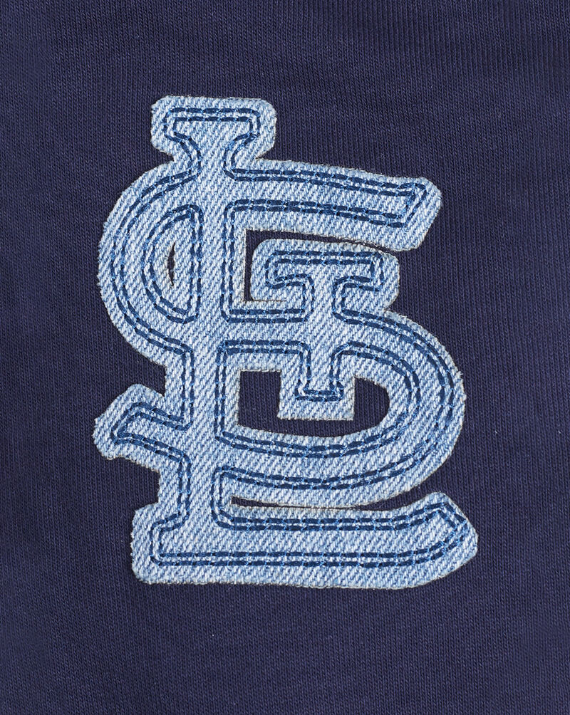 PRO STANDARD St. Louis Cardinals Varsity Blues Fleece Crewneck LSCC39001-MDN Blue 4