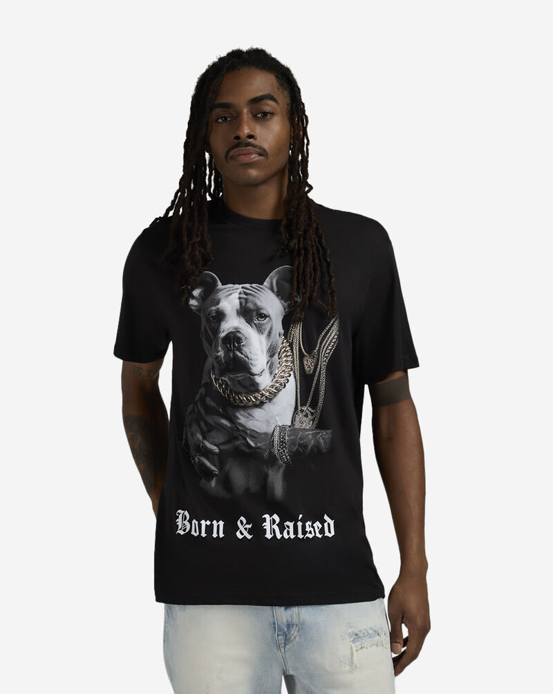 Graphic Tees  Born Raised Pit Tee MTUS537-US-00007 Black 1