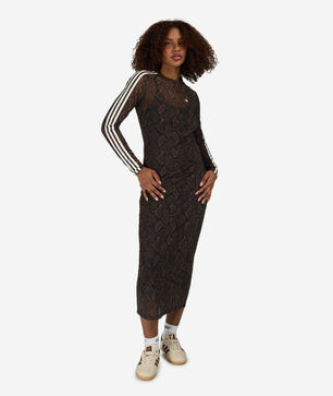 Snake Print Maxi Dress