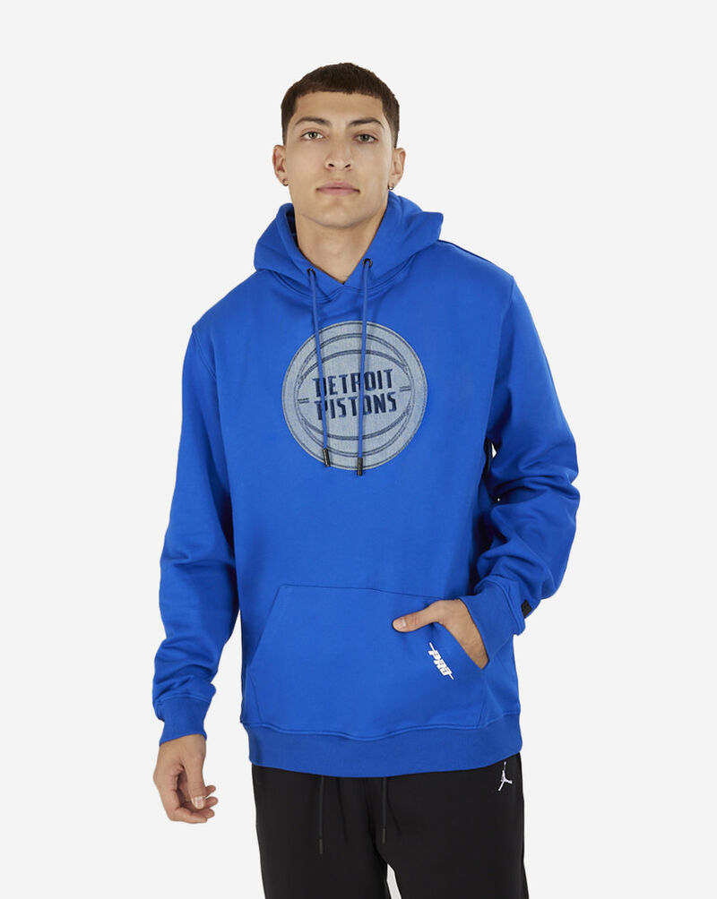 Shop PRO STANDARD Detroit Pistons Denim Hoodie BDP5510385RYB blue
