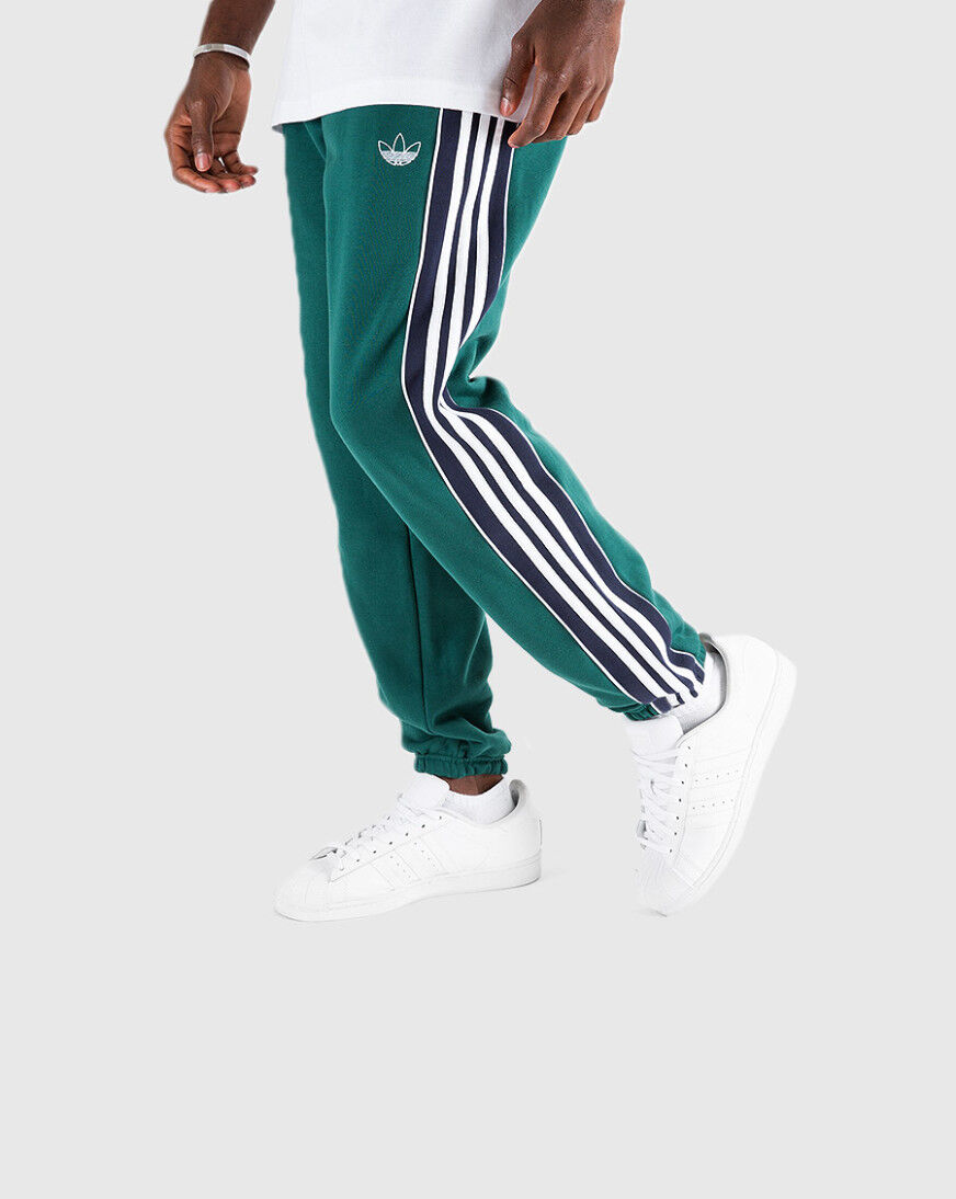 adidas 3 stripes panel sweatpants