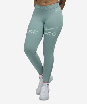 Pro Mid-Rise 7/8 Mesh-Panel Graphic Leggings