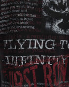 First Row Flying To Infinity Long Sleeve Tee FRF3026S-BLKWHT Black 4