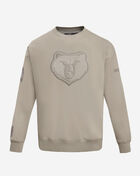 Memphis Grizzlies Neutral Drop Shoulder Fleece Crewneck