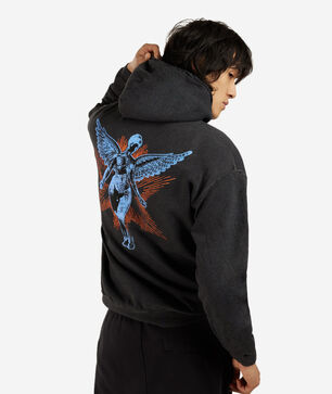 Nirvana Angel on Back Hoodie