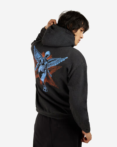 Nirvana Angel on Back Hoodie