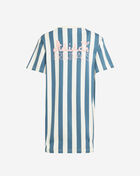 adidas Girls Summer Glow Striped Shirt Dress KC3453-SEMIPINKSPARK Green 3