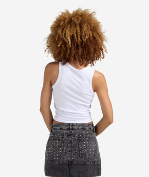 Rhinestone Logo Tank 