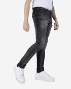 Destressed Pockets Straight Jeans