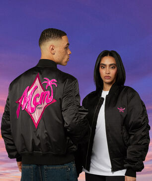 MCM x SNIPES Miami Palm Bomber Jacket Black
