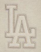 Los Angeles Dodgers Neutral Drop Shoulder Fleece Pull Over Hoodie