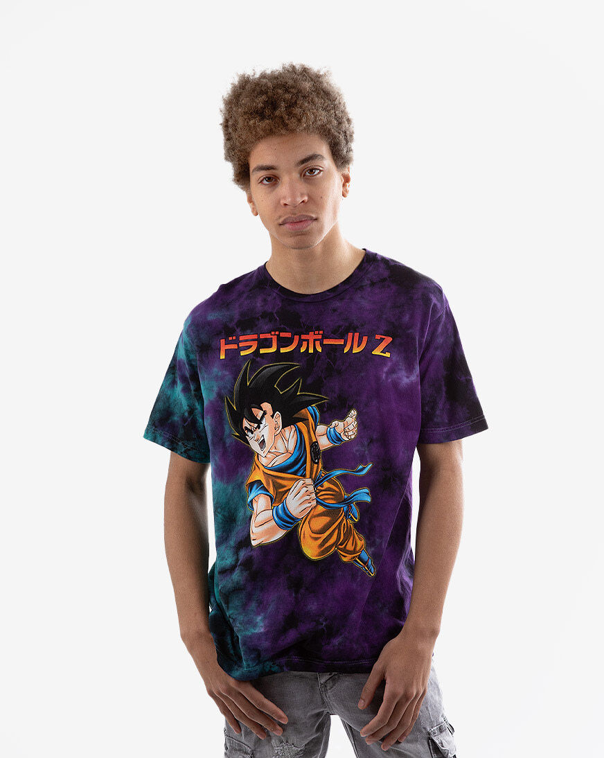 tie dye dragon ball z shirt