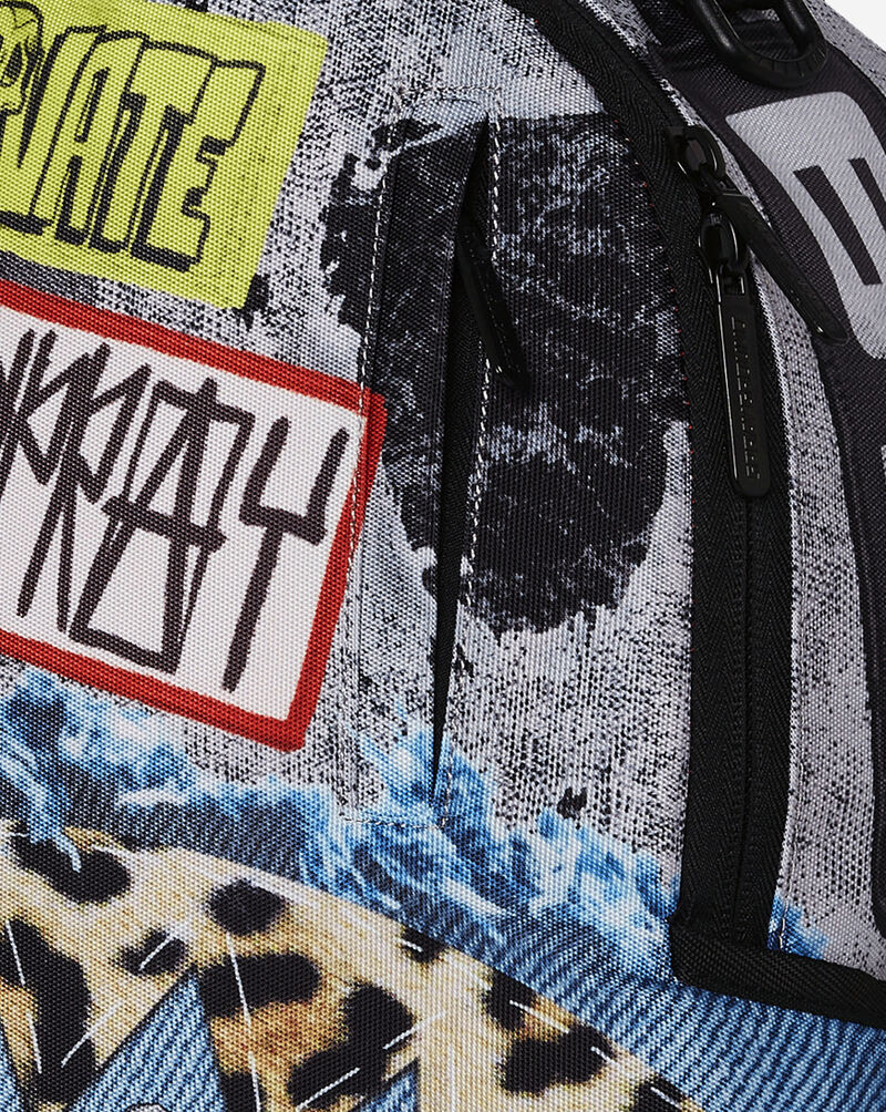 Sprayground Patchwork Punk DLXR Backpack B7749 Multi 2