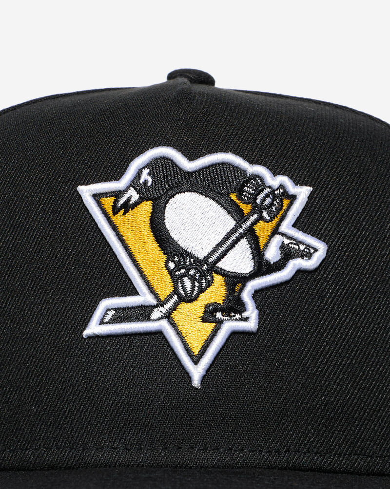 New Era 9Fifty Pittsburgh Penguins A-Frame Snapback Hat 60646473 Black 2