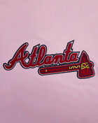 PRO STANDARD Atlanta Braves Classic Chenille Double Knit Tee  LAB131921-PNK Pink 4