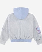 Jordan Big Kids' Blue Jeans and Bling Pullover Hoodie 45F193-G2H Grey 3