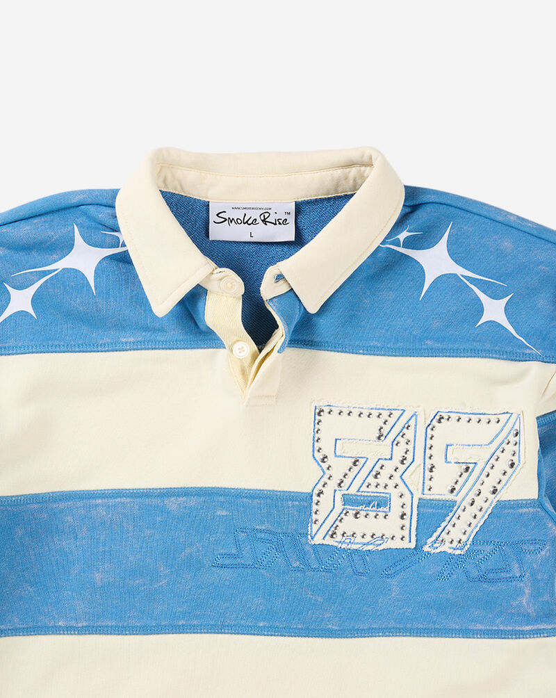 Smoke Rise Super Sonic Rugby Shirt BF026S447SN-CAMPANULA Blue 2