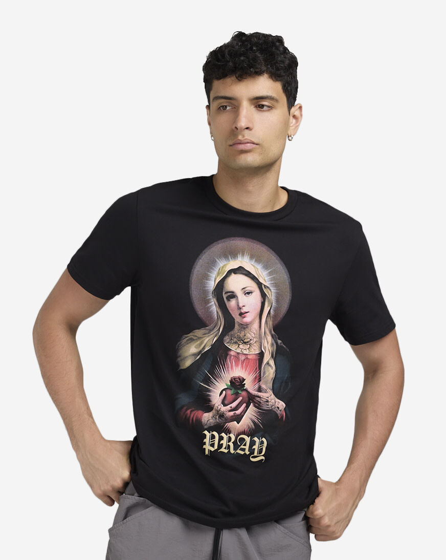 Shop Mister Tee Praying Mary Tee MT3025-US-00007 black | SNIPES USA