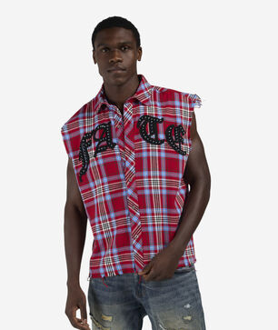 Fate Embellished Woven Flannel