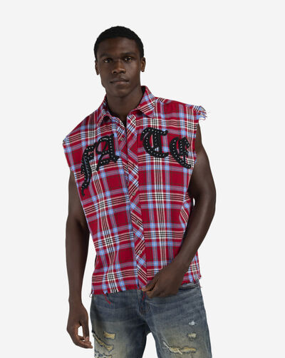 Fate Embellished Woven Flannel