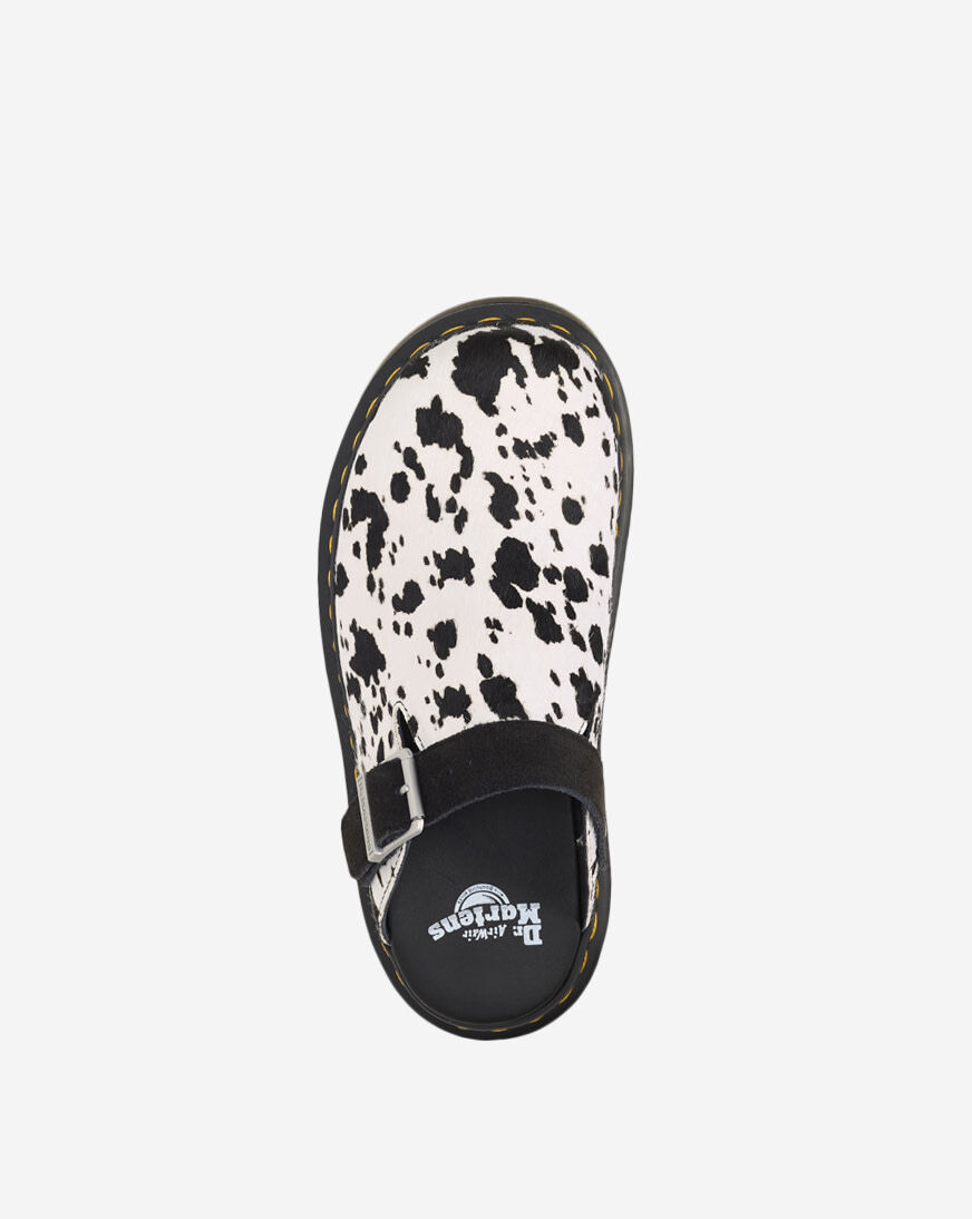 Shop Dr. Martens Zebzag Suede Slingback Platform Mules 42850100