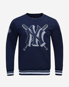 New York Yankees Mash Up Rib Fleece Crewneck