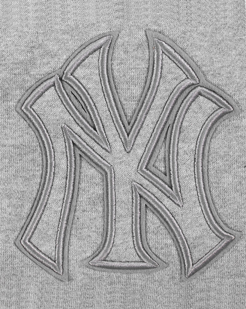 PRO STANDARD New York Yankees Neutral Fleece Short  LNY336850-DHG Grey 2