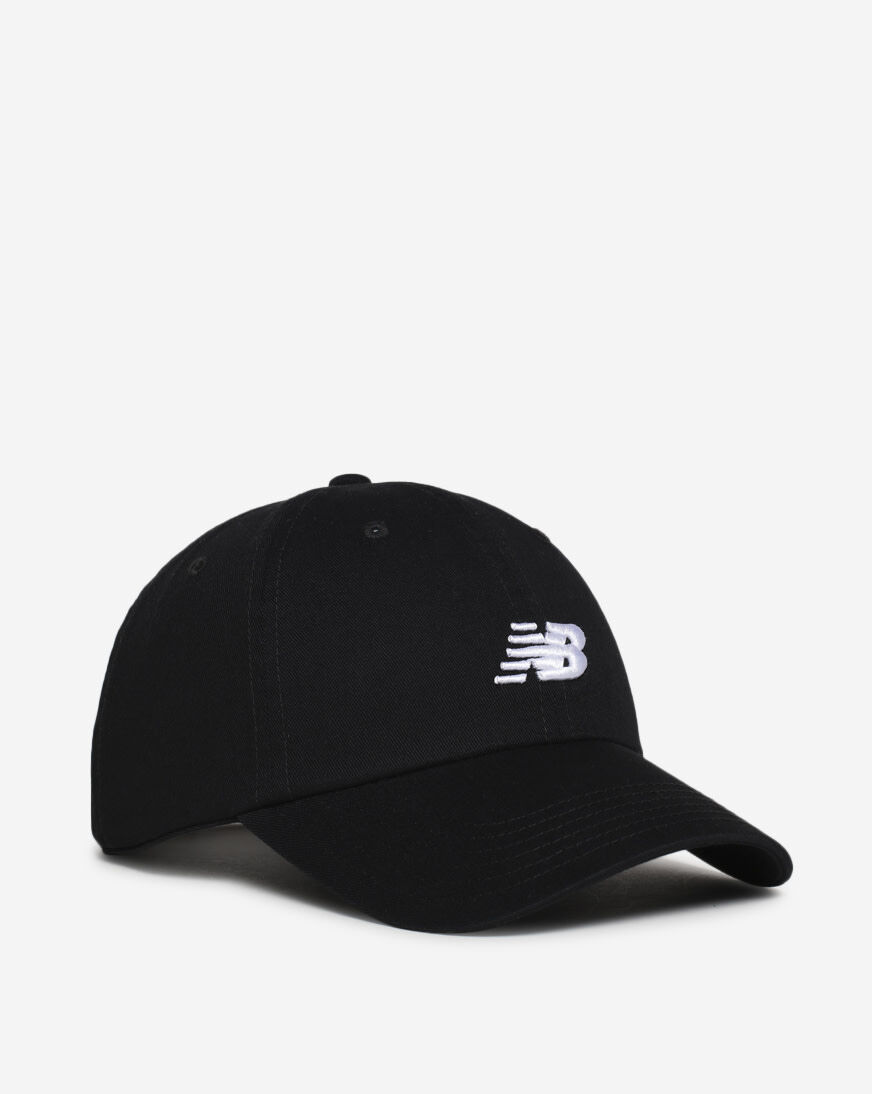 Shop New Balance 6 Panel Classic Hat LAH91014-BK black