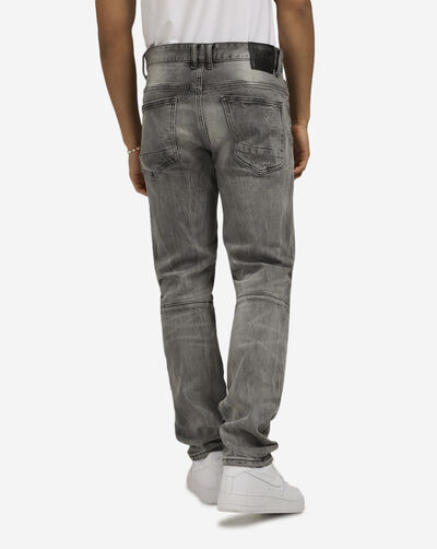 Slim Fit Vintage Wash Rip Repair Jean