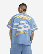 Smoke Rise French Terry Crop Graphic Jersey  KT25355SNZ-BLU Blue 2