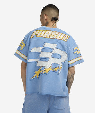 French Terry Crop Graphic Jersey