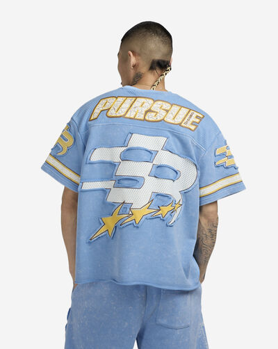 French Terry Crop Graphic Jersey