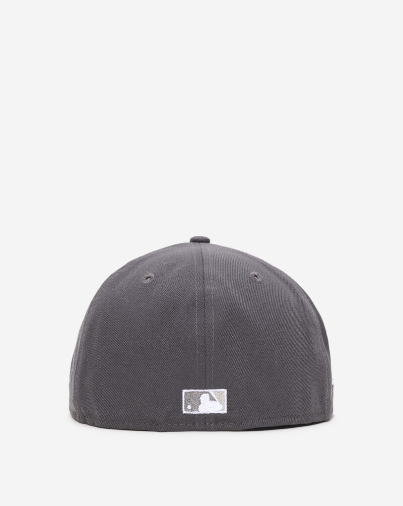 New Era 59Fifty Atlanta Braves Dark Graphite Fitted Hat 70886111 Grey 3