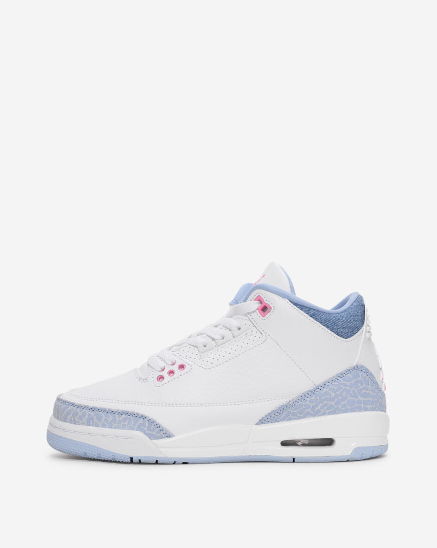 Shop Jordan Big Kids' Air Jordan 3 Retro HQ0784-101 white