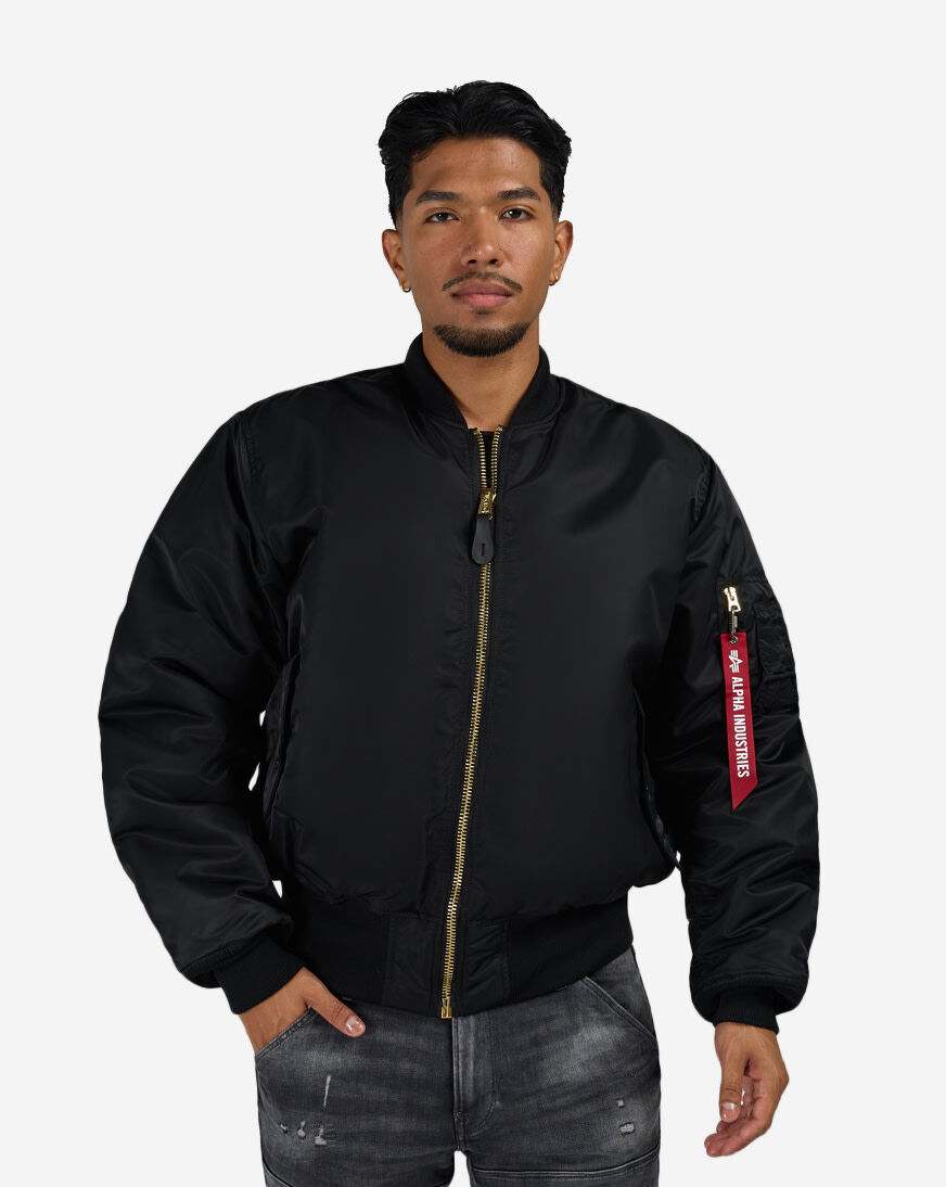 Shop Alpha Industries MA-1 Heritage Bomber Jacket MJM21000C1-BLK